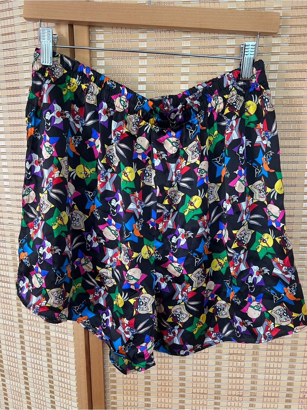 Y2K Vintage 1993 looney tunes bugs bunny, Taz slik boxer shorts XL